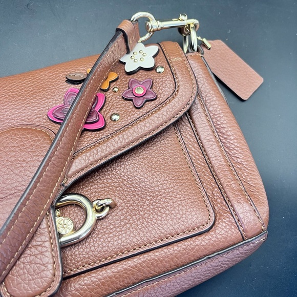 Brown Floral Women's Bag - Picture 8 of 10